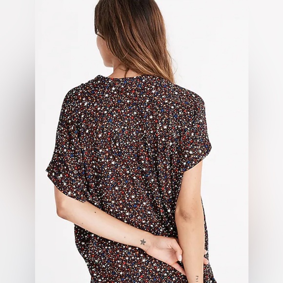 Madewell Central Drapey Shirt in Starry Night - Picture 7 of 7